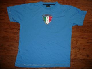 Italy Italia National Team Soccer Football SS Shirt Kappa Adult S 