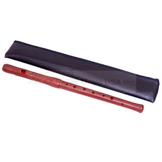 Pro. 8 Holes Wood Grain/Key of C Fife Flute with leatherette bag 
