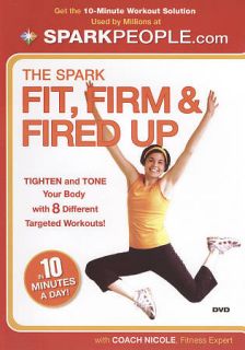 SparkPeople The Spark   Fit, Firm and Fired Up DVD, 2009