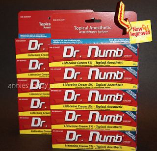   Tattoo Pierce Topical Anesthetic Numbing Cream Lidocaine Dr Numb 12oz