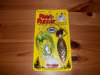 Northland Fishing Tackle Reed Runner Tandem Silver / Gold Spinnerbait 