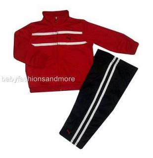 Baby boys Puma outfit Tracksuit, Jacket & pants, red/blk/wht, NWT