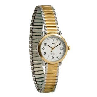 Timex Indiglo Watch Ladies Gold with Expansion Band 