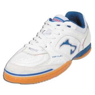 Joma Top Flex Indoor Soccer Shoes   White/Royal Blue (7 