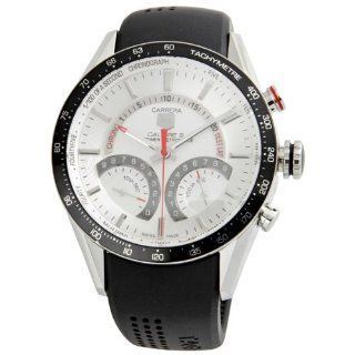 TAG Heuer Mens THCV7A11FT6012 Carrera Silver Dial Watch Watches 