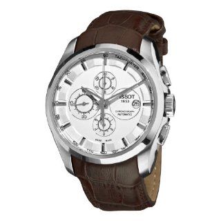 Tissot Mens T0356271603100 Couturier White Chronograph Dial Watch 