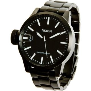 Nixon Chronicle SS Watch   Mens All Black, One Size Watches  