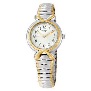   Two Tone Stainless Steel Expansion Band Watch Watches 