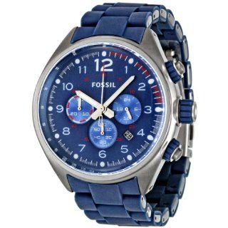 Fossil Mens CH2728 Flight Blue Dial Watch Watches 