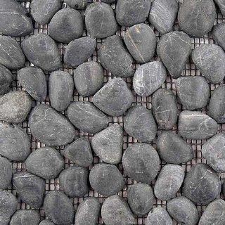   12 x 12 Inch Stone Pebble Mosaic Floor & Wall Tile (10 Sq. Ft./Case
