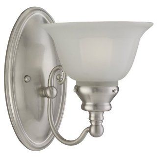 Sea Gull Lighting 44650 962 Single Light Wall Sconce, Satin Etched 