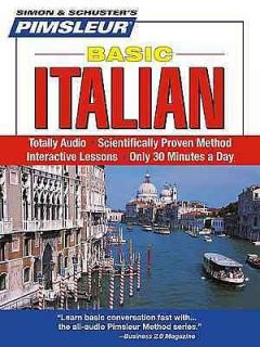 NEW 5 CD Pimsleur Learn to Speak Basic Italian Language