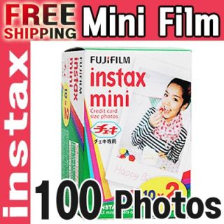 10Pack FujiFilm Instax Mini Instant Film 100 Photos