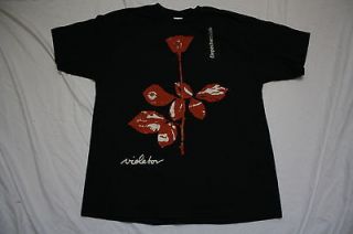 New Depeche Mode Violator ​Rose Jumbo Print Black  X Large T shirt