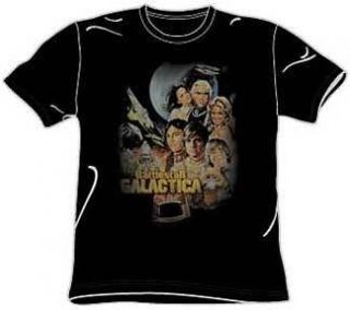 New Authentic Battlestar Galactica Distressed Poster Mens T Shirt 
