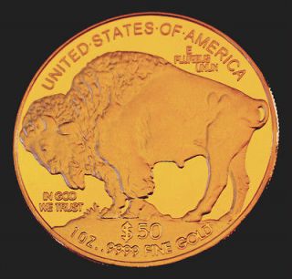 Oz Gold 24K .9999 Fine Coin 2011 American Buffalo Indian Bullion 