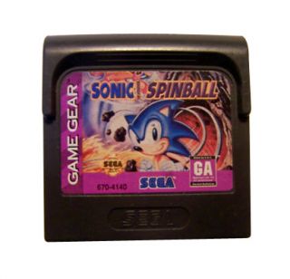 Sonic Spinball Sega Game Gear