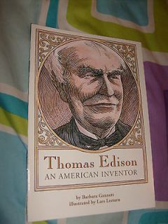   Edison An American Inventor by Gannett 2006 LEVELED READER SHIPS FREE