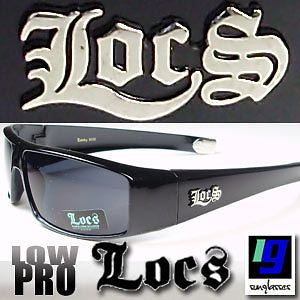 LOCS New Mens Sunglasses Gangsta Blk Sports Shades 2010