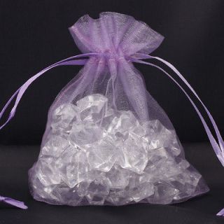 10X12CM 50/lot Lavender Organza Jewelry Packing Pouch Wedding Gift 