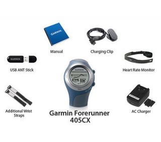 Garmin Forerunner 405CX Blue GPS Enabled Sports Watch w/ Heart Rate 