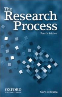 The Research Process by Gary D. Bouma 2000, Paperback, Revised