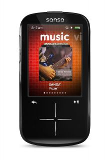 SanDisk Sansa Fuze+ 16 GB MP3 Player (Black): MP3 Players 