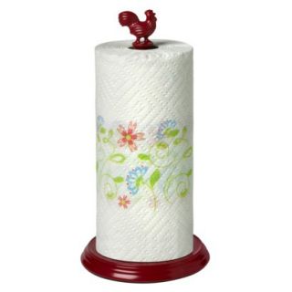 Red Rooster Paper Towel Holder product details page