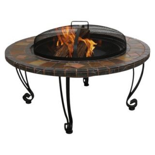 Slate Marble Tile Outdoor Firebowl product details page
