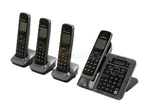 Panasonic KX TG7644M Link To Cell 1.9 GHz Digital DECT 6.0 4X Handsets 