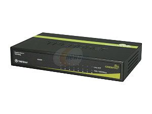 TRENDnet TEG S80G Unmanaged 10/100/1000Mbps 8 Port Gigabit GREENnet 