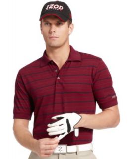 Greg Norman for Tasso Elba Golf Shirts, Embossed Stripe Performance 