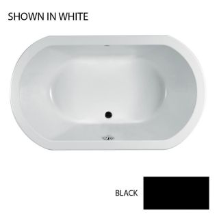 Shop Jacuzzi 72 x 42 Duetta Black Oval Drop In Tub at Lowes