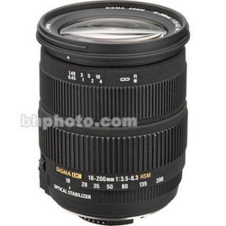 Sigma 18 200mm f/3.5 6.3 DC OS HSM Lens for Nikon Digital SLR