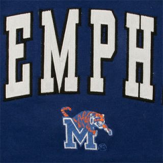 Memphis Tigers Royal Mascot One Tackle Twill Hooded Sweatshirt 