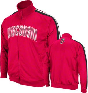 Wisconsin Badgers Red Pace Track Jacket 