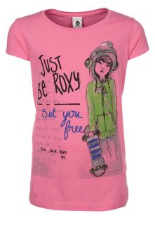 Roxy T Shirt print   neon pink   Zalando.de
