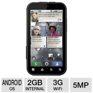 Motorola Defy MB525 Unlocked Cell Phone   Touchscreen, Corning Gorilla 
