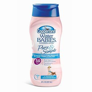 Buy Coppertone Water Babies Pure and Simple, Sunscreen Lotion, SPF 50 