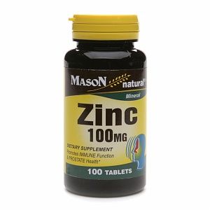 Buy Mason Natural Zinc, 100mg, Tablets & More  drugstore 