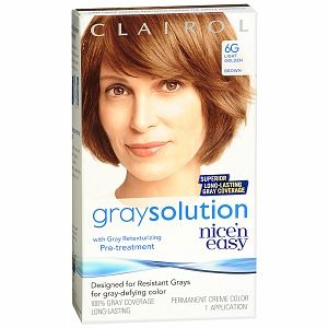 Buy Clairol Nice n Easy Gray Solution Hair Color, Light Golden Brown 