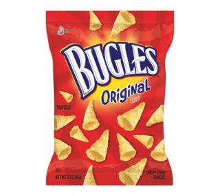 Bugles Corn Snacks, Original Flavor 3 oz., 6 Bags/Box