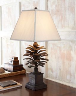 Burnished Pine Cone Lamp   The Horchow Collection