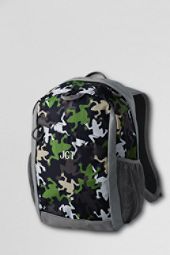 Lands End   Boys Frog Camouflage FeatherLight 100 Backpack customer 