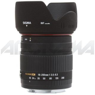 Sigma    Digital SLR Lenses   Sigma 18mm 