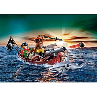 Buy Playmobil Pirates Pirate Rowing Boat and Shark online at JohnLewis 