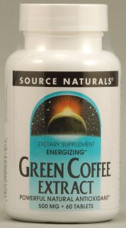 Source Naturals Green Coffee Extract    500 mg   60 Tablets   Vitacost 