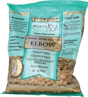 Tinkyada Brown Rice Pasta Elbows Gluten Free    12 oz   Vitacost 