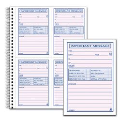Adams Phone Message Book 11 x 8 14 Book Of 400 Messages by Office 