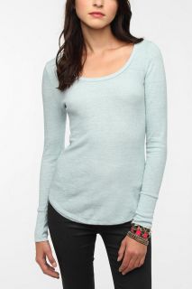 Kimchi Blue Scoopneck Thermal Shirt   Urban Outfitters
